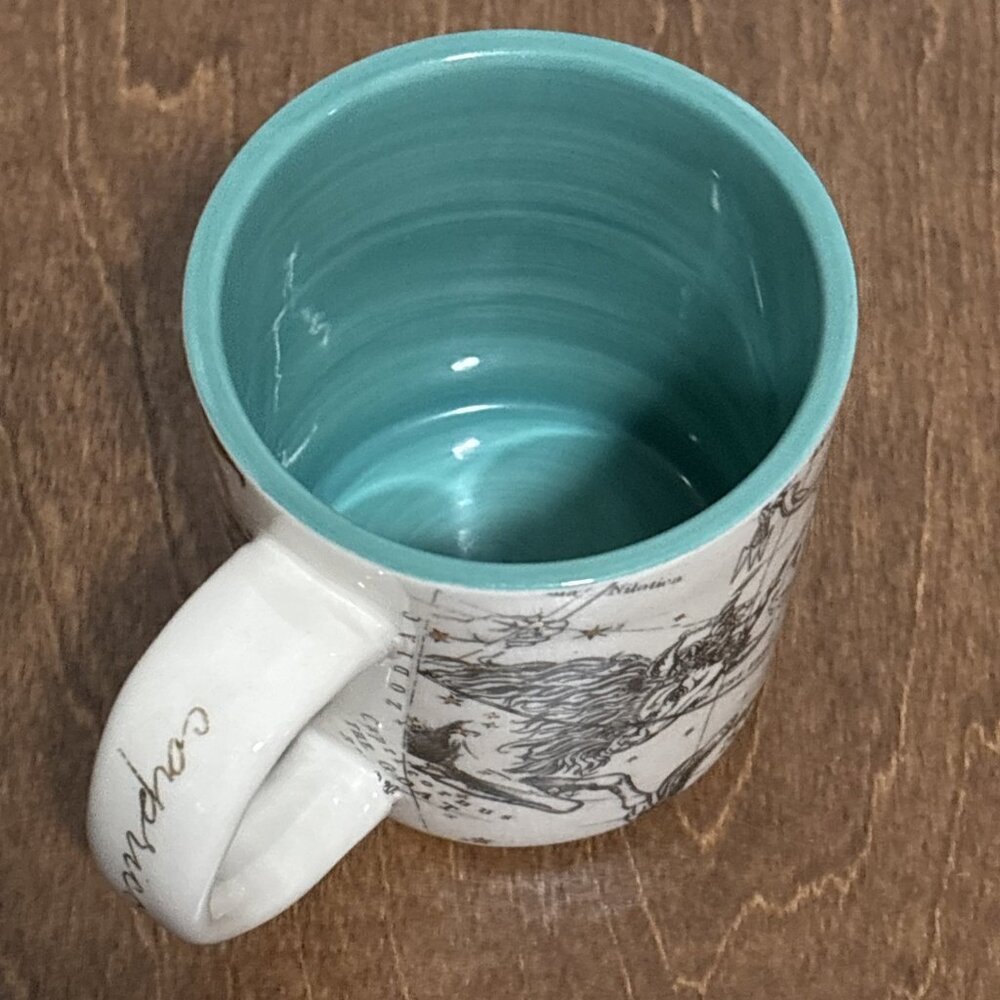 Anthropologie Salt And Earth CAPRICORN Coffee Mug Tea Cup Zodiac Birthday Stars‎ - Picture 4 of 13